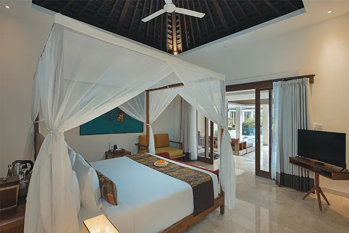 Three Bedroom Family Villa with Pool and Rice Terrace View