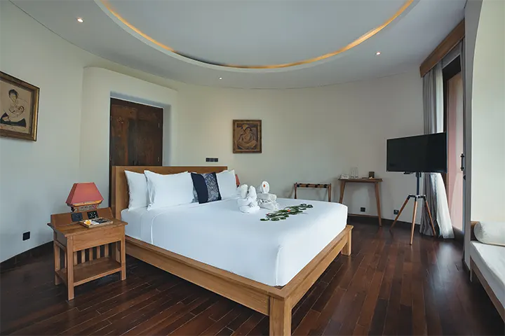 Two Bedroom Rice Terrace Pool Villa with Jacuzzi & Living Room